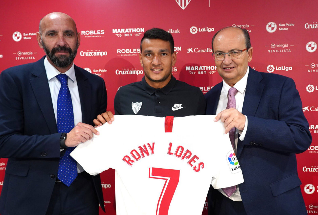 Rony Lopes deixa Mónaco e assina pelo Sevilha