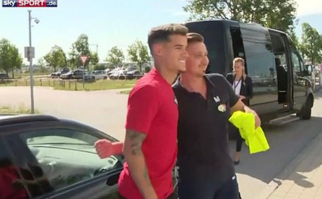 Philippe Coutinho na Alemanha para assinar pelo Bayern