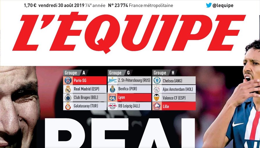 O que terão os franceses contra os portugueses? Desportivo publica na capa erro com clubes lusos