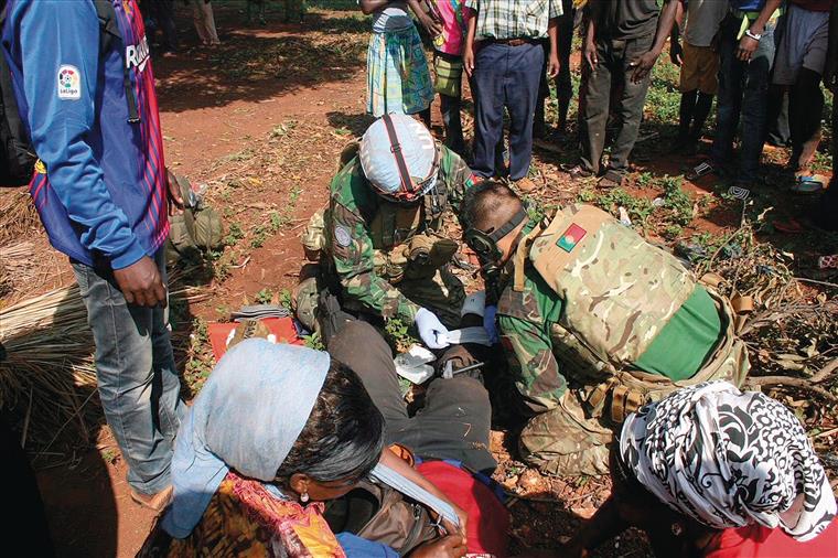 Militares portugueses condecorados pelas Nações Unidas