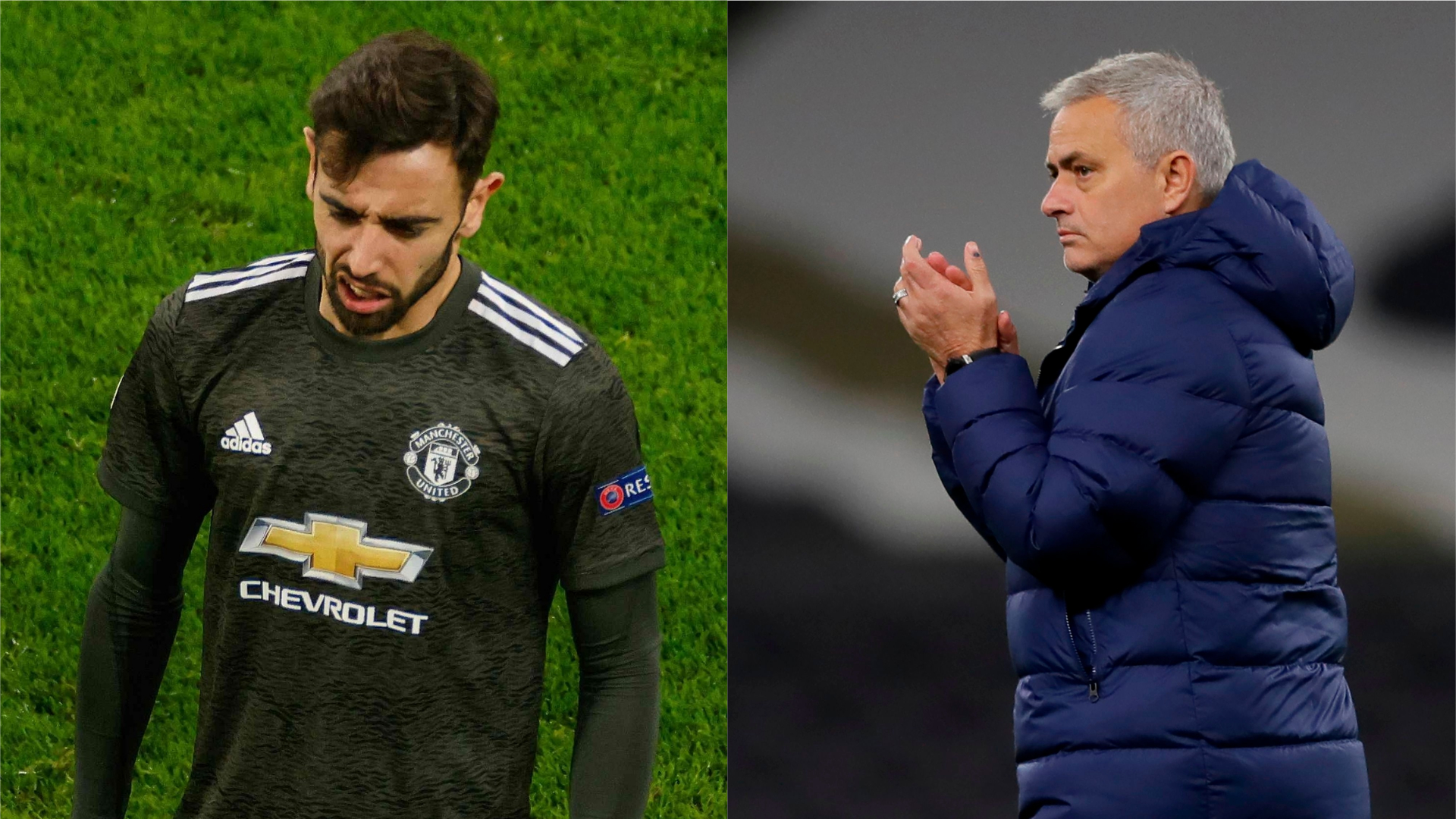 Bruno Fernandes e José Mourinho distinguidos como os melhores da Premier League