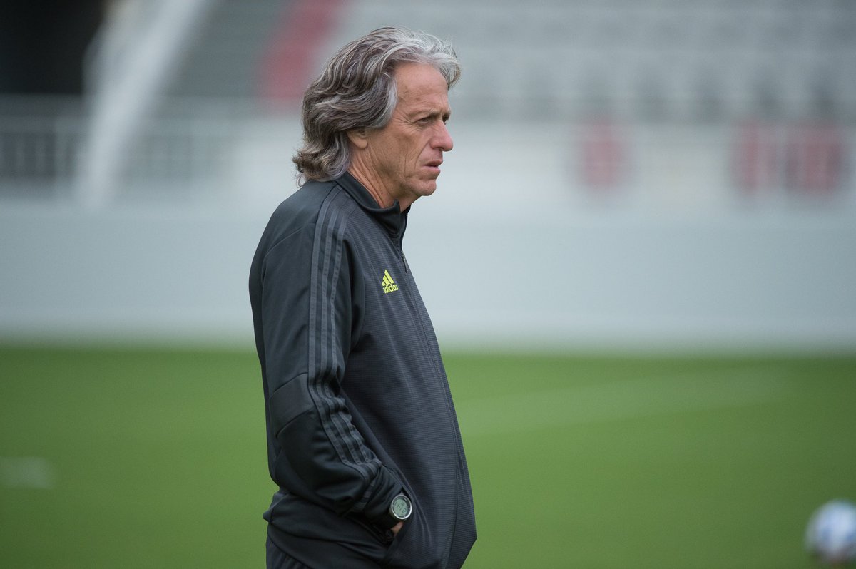 Jorge Jesus em Alvalade para assistir ao Sporting-FC Porto