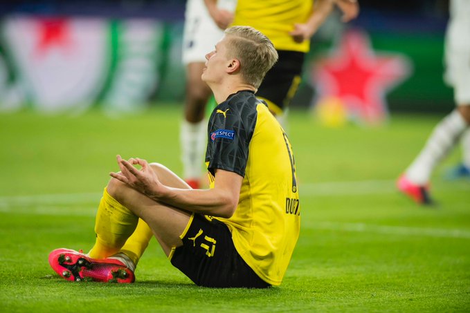 Liga dos Campeões. Dortmund vence PSG com bis de Haaland