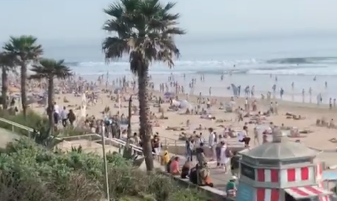 Autoridade Marítima Nacional lança alerta após aumento de pessoas nas praias