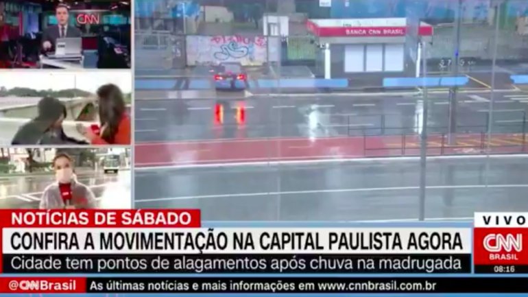 Repórter da CNN Brasil assaltada em direto