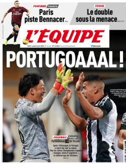 Portimonense-Gil Vicente faz manchete no L’Équipe: “Portugoaaal!”