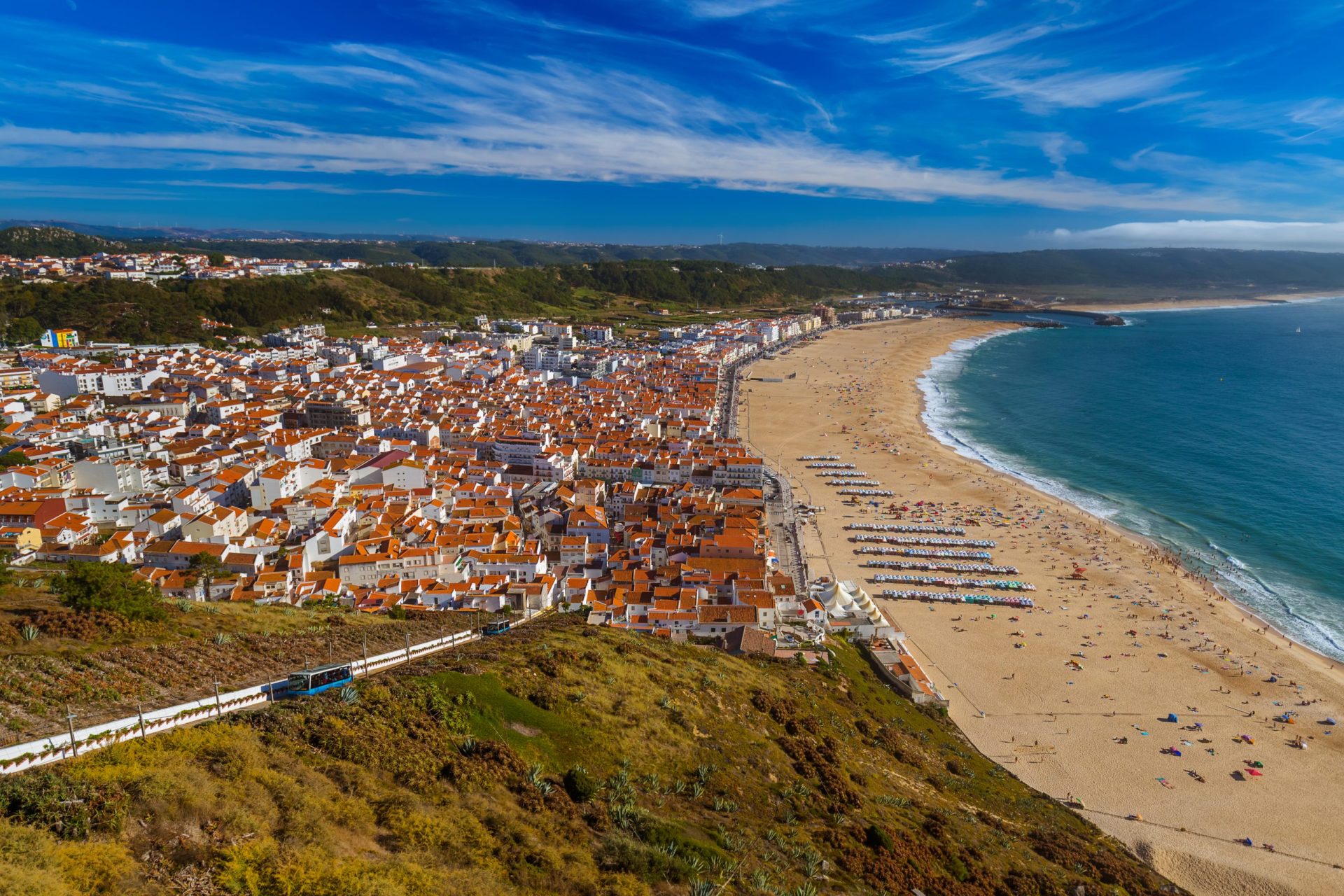 Praia da Nazaré interdita a banhos