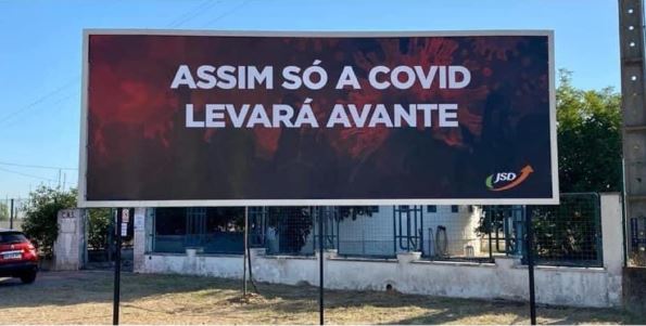 JSD avança com queixa-crime depois de cartaz contra Avante ter sido retirado