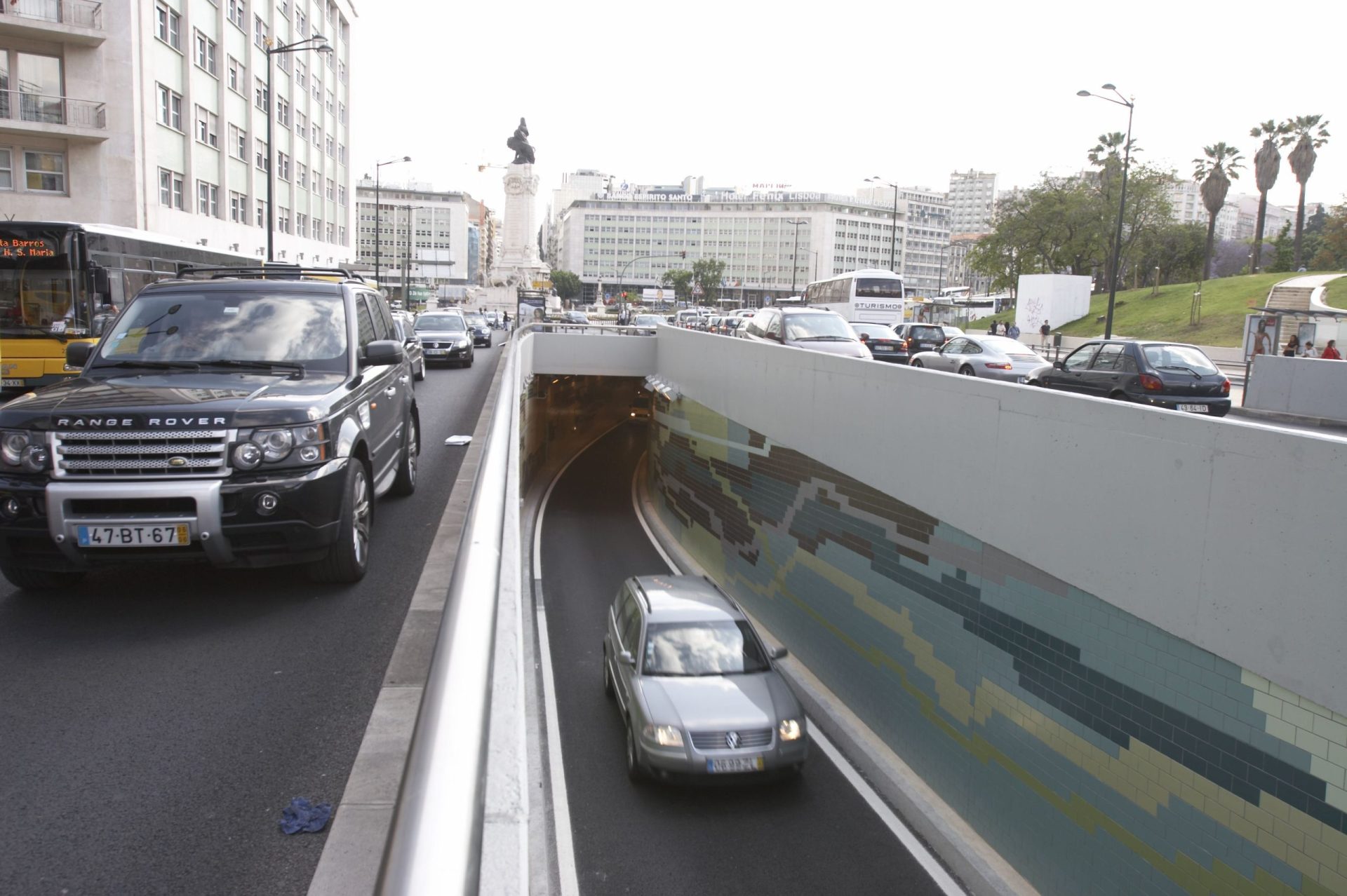 Túnel do Marquês vai estar fechado nas próximas três noites para obras