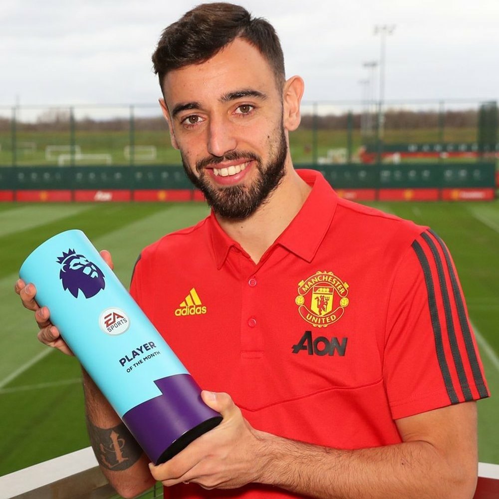 Bruno Fernandes entra na história do futebol inglês