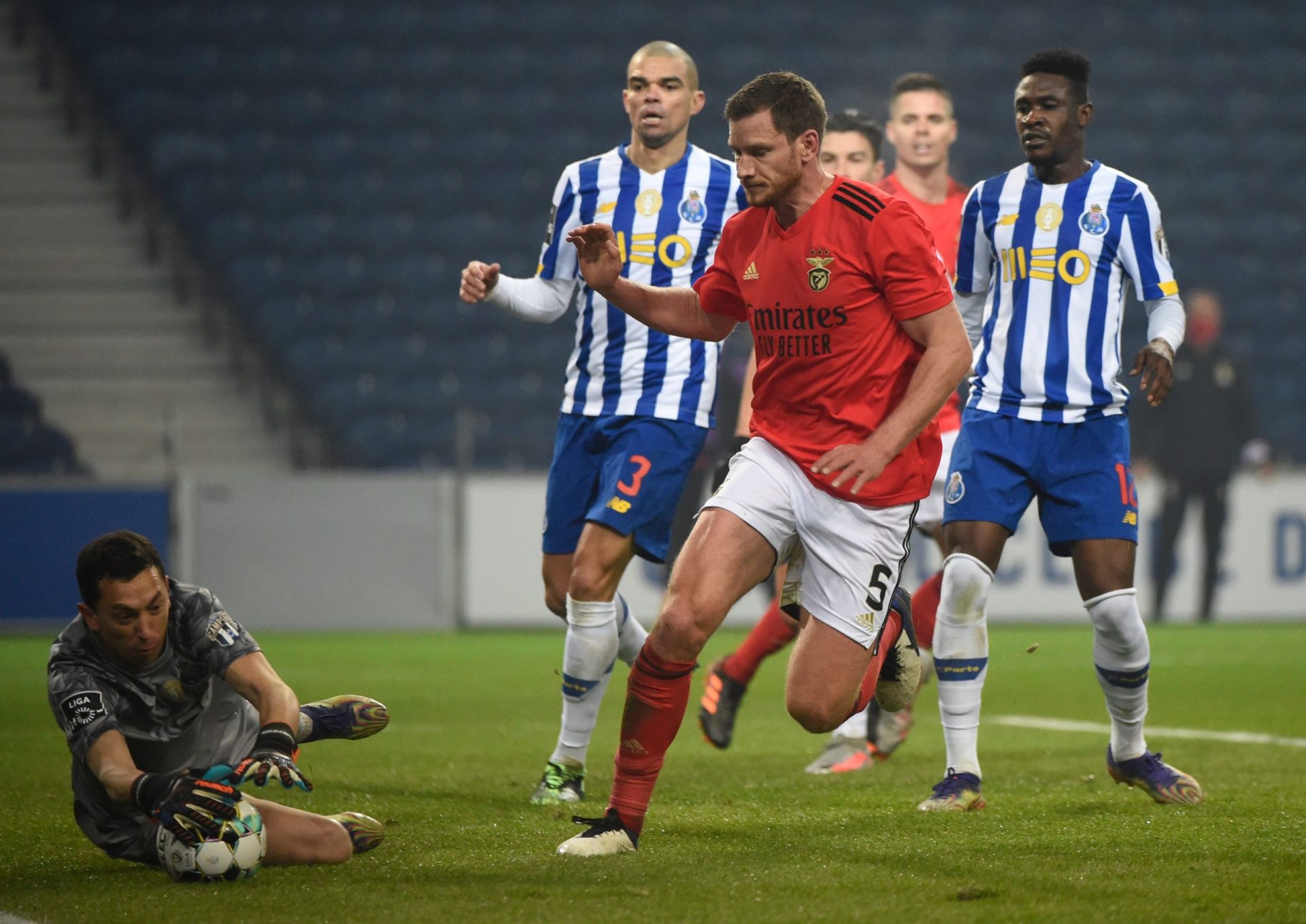 Clássico entre FC Porto e Benfica no Dragão não foi além do empate