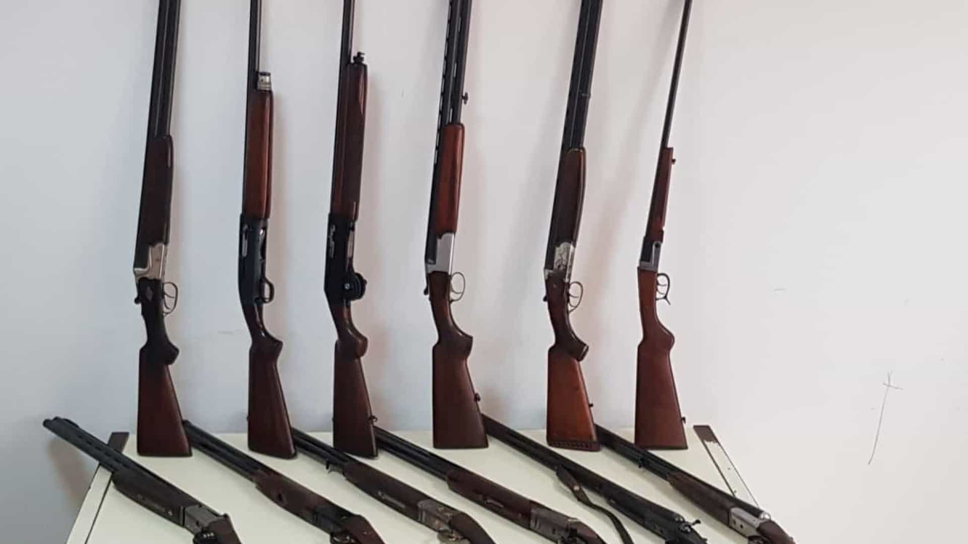 GNR apreende 12 armas de fogo na sequência de investigação por violência doméstica