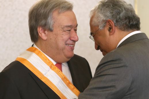 Costa apoia recandidatura de Guterres a secretário-geral da ONU