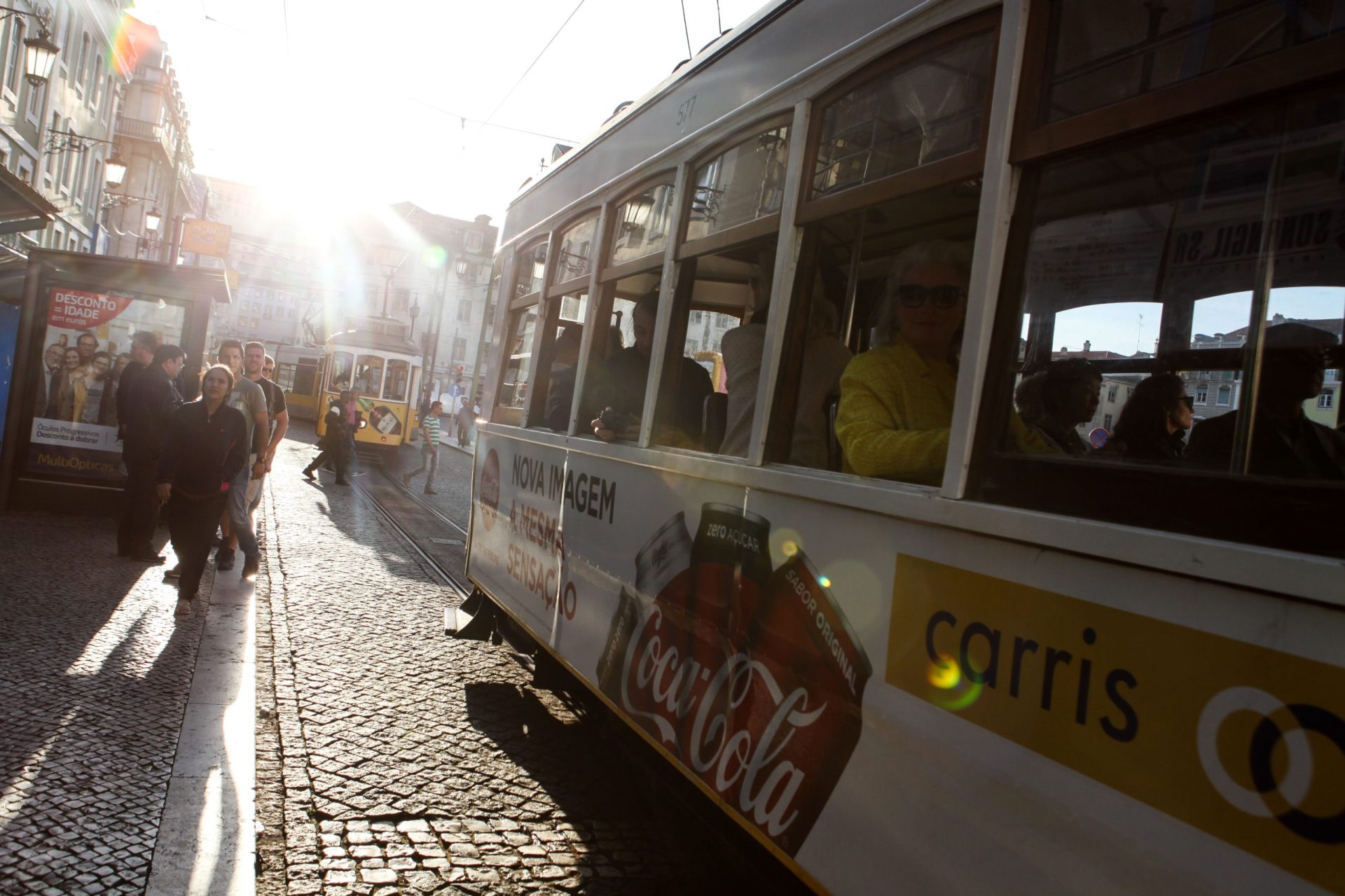 Colisão entre elétricos na Baixa de Lisboa faz quatro feridos
