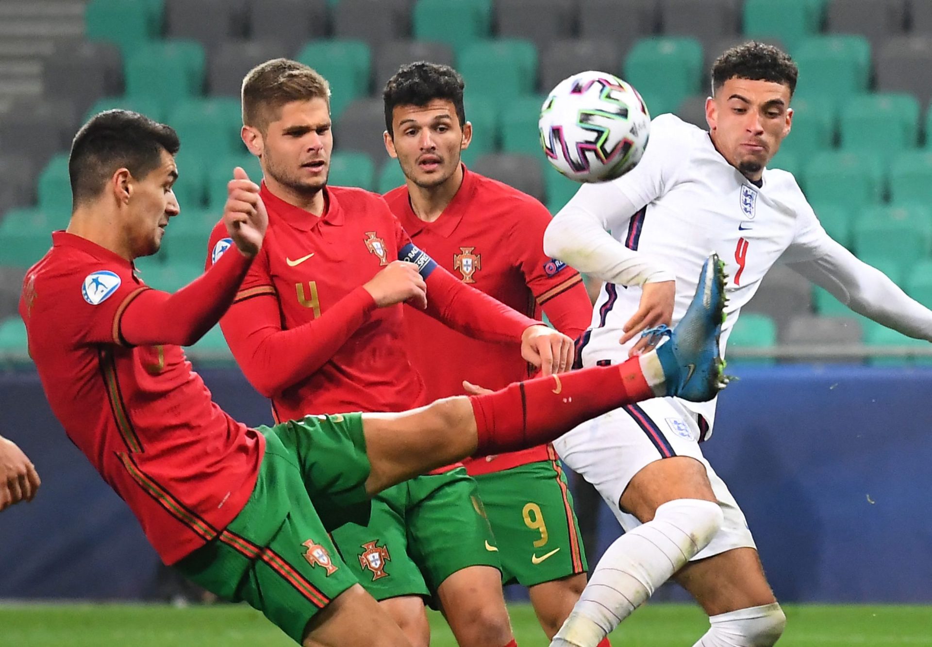 Portugal bate Inglaterra e está mais perto dos ‘quartos’ do Europeu sub-21