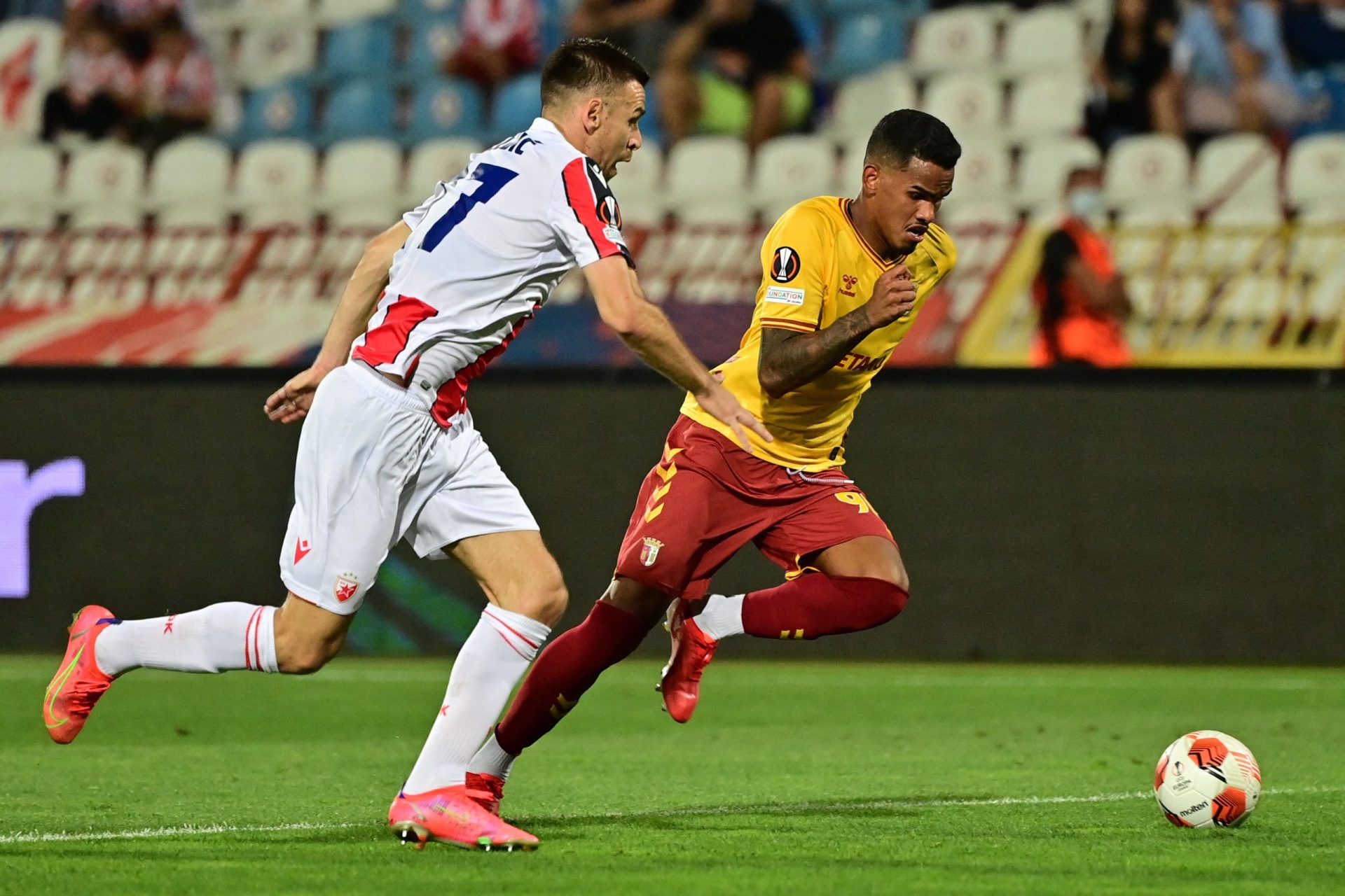 Liga Europa. Sp. Braga derrotado na casa do Estrela Vermelha