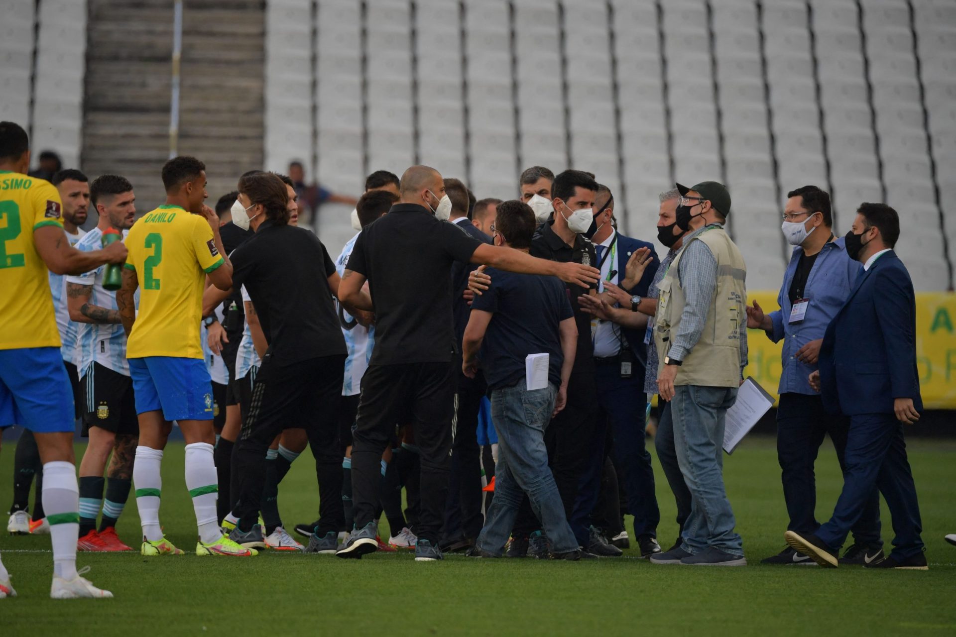 FIFA promete &#8220;decisão disciplinar&#8221; no caso da suspensão do jogo entre Brasil e Argentina