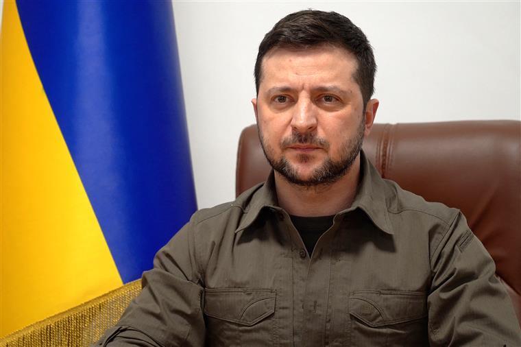 Zelensky diz que a Ucrânia está a ser atacada por mísseis iranianos