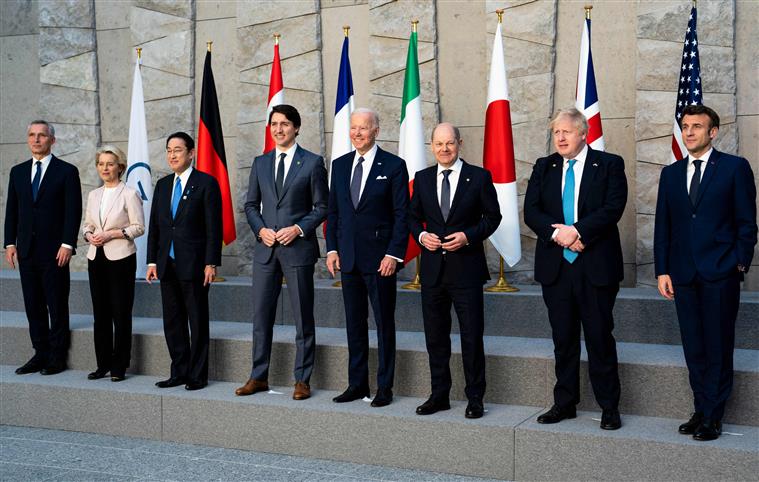G7 reúne-se amanhã com Zelensky para discutir atual ponto de situação da Ucrânia