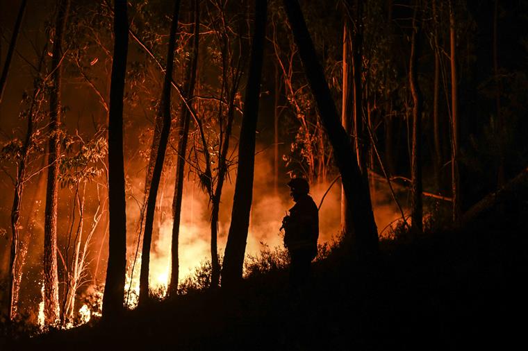 Fogo em armazéns de empresa em Leiria a ser combatido por mais de 120 operacionais