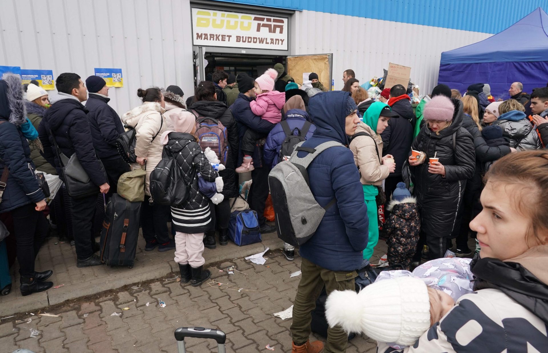 Ucrânia. Chegaram hoje a Portugal 176 refugiados