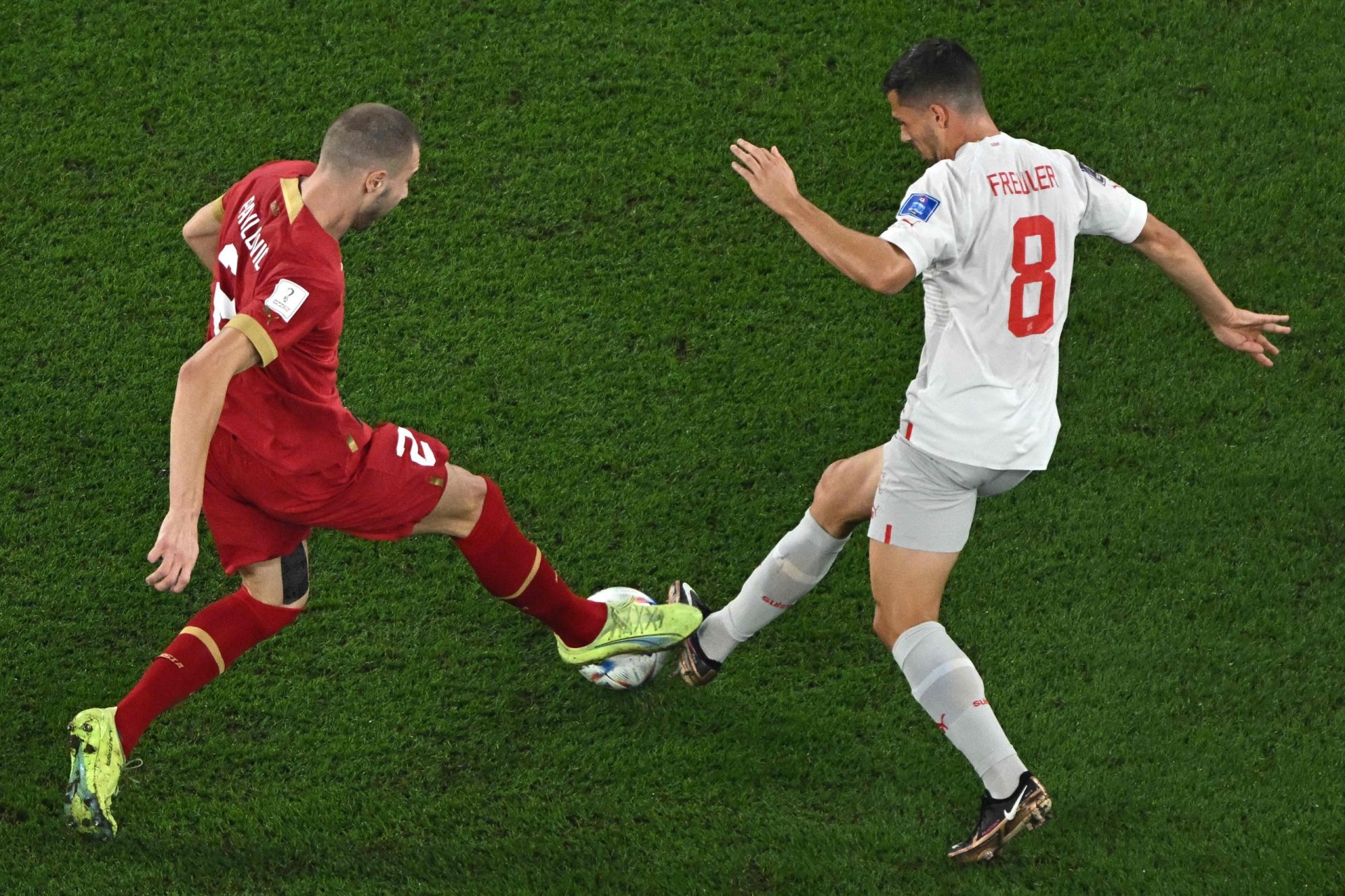 Suíça vence Sérvia e vai defrontar Portugal nos oitavos de final