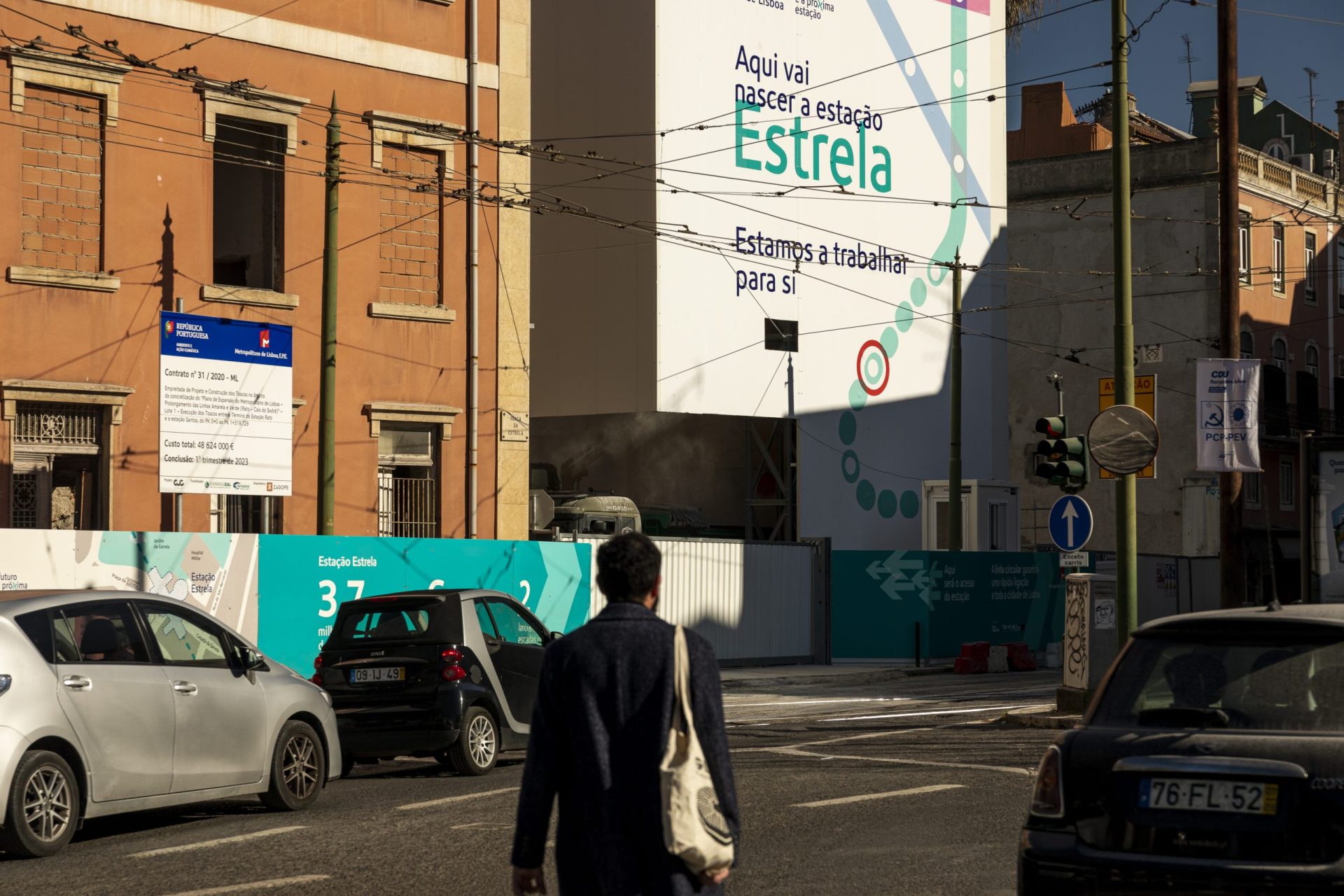 Lisboa. Obras do Metro fazem tremer prédios antigos da Estrela