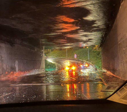 As imagens que estão a marcar a noite desta quarta-feira: inundações em Lisboa