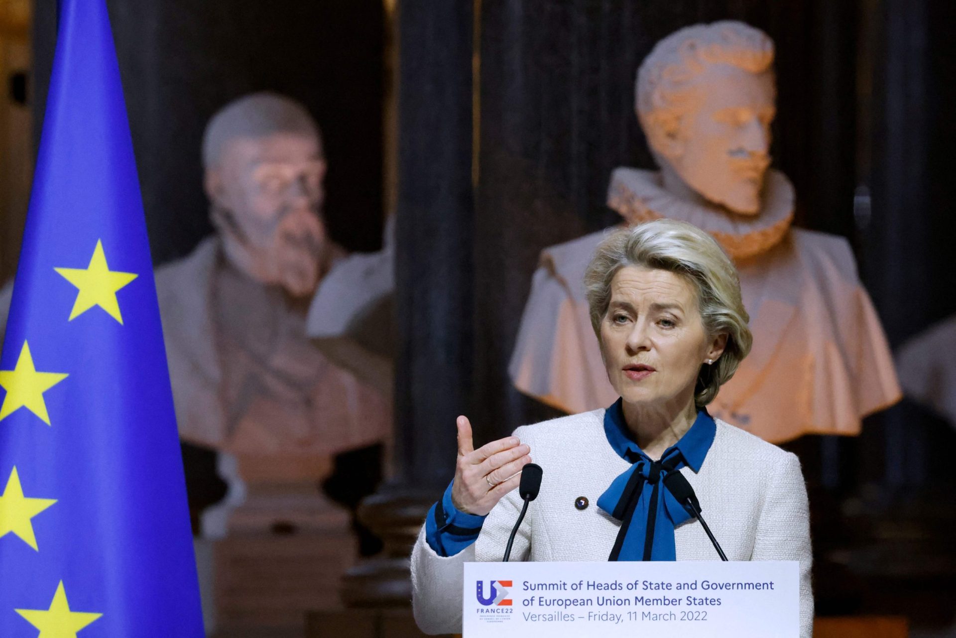 Ursula Von der Leyen nota que &#8220;a guerra de Putin está a tornar-se mais brutal a cada dia&#8221;