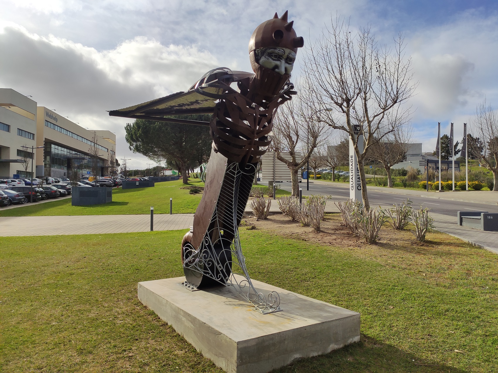 Nova escultura de Jaime de Carvalho instalada no Taguspark