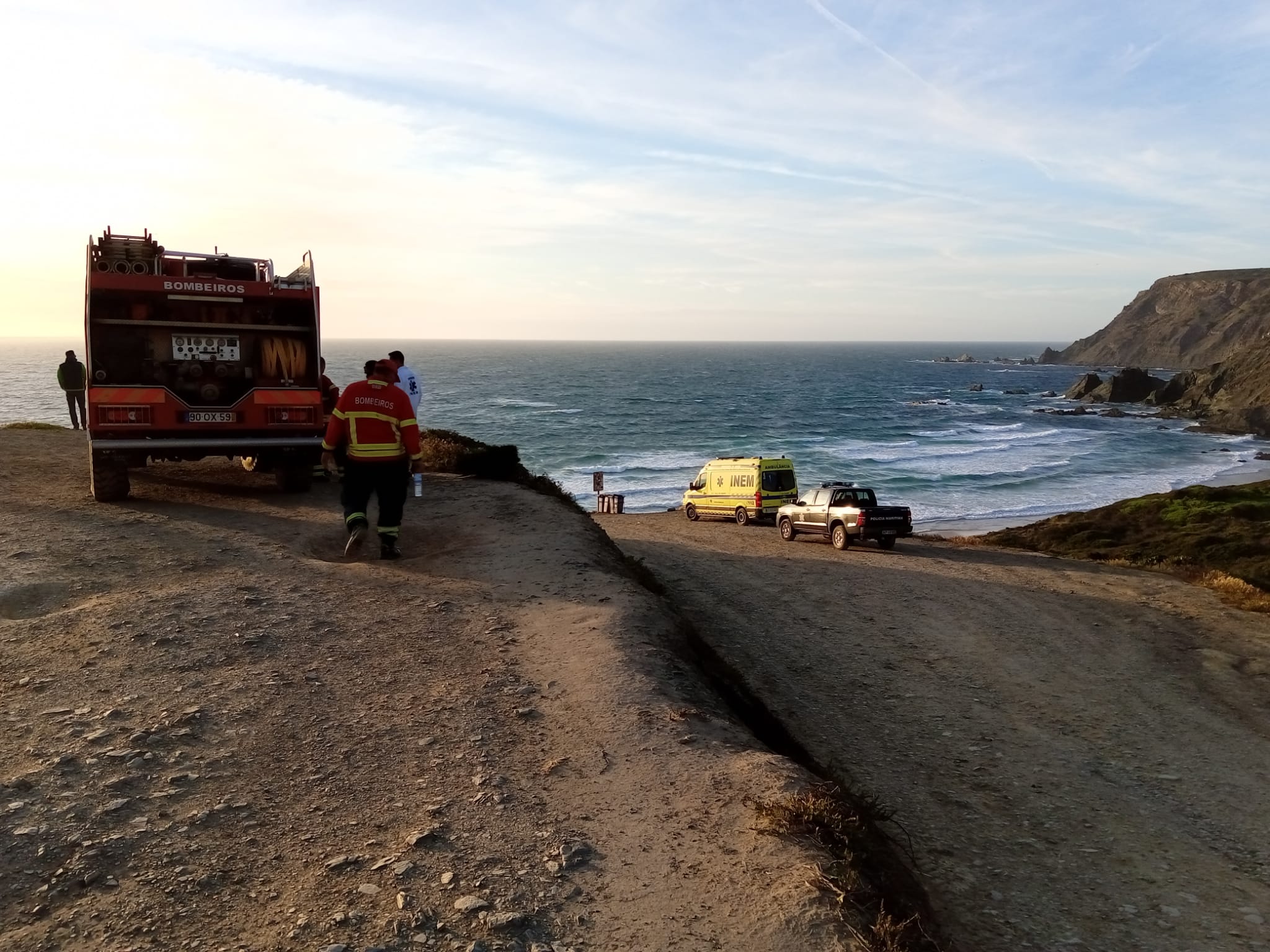 Corpo de homem encontrado numa praia em Vila do Bispo