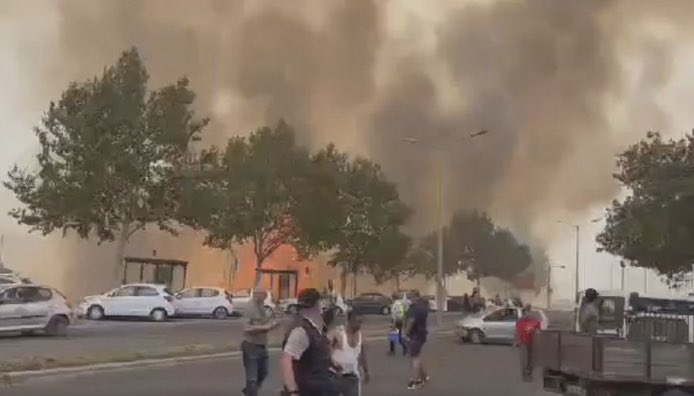 Chamas em Palmela: Localidade de Aires evacuada. Cinco feridos, um em estado grave.