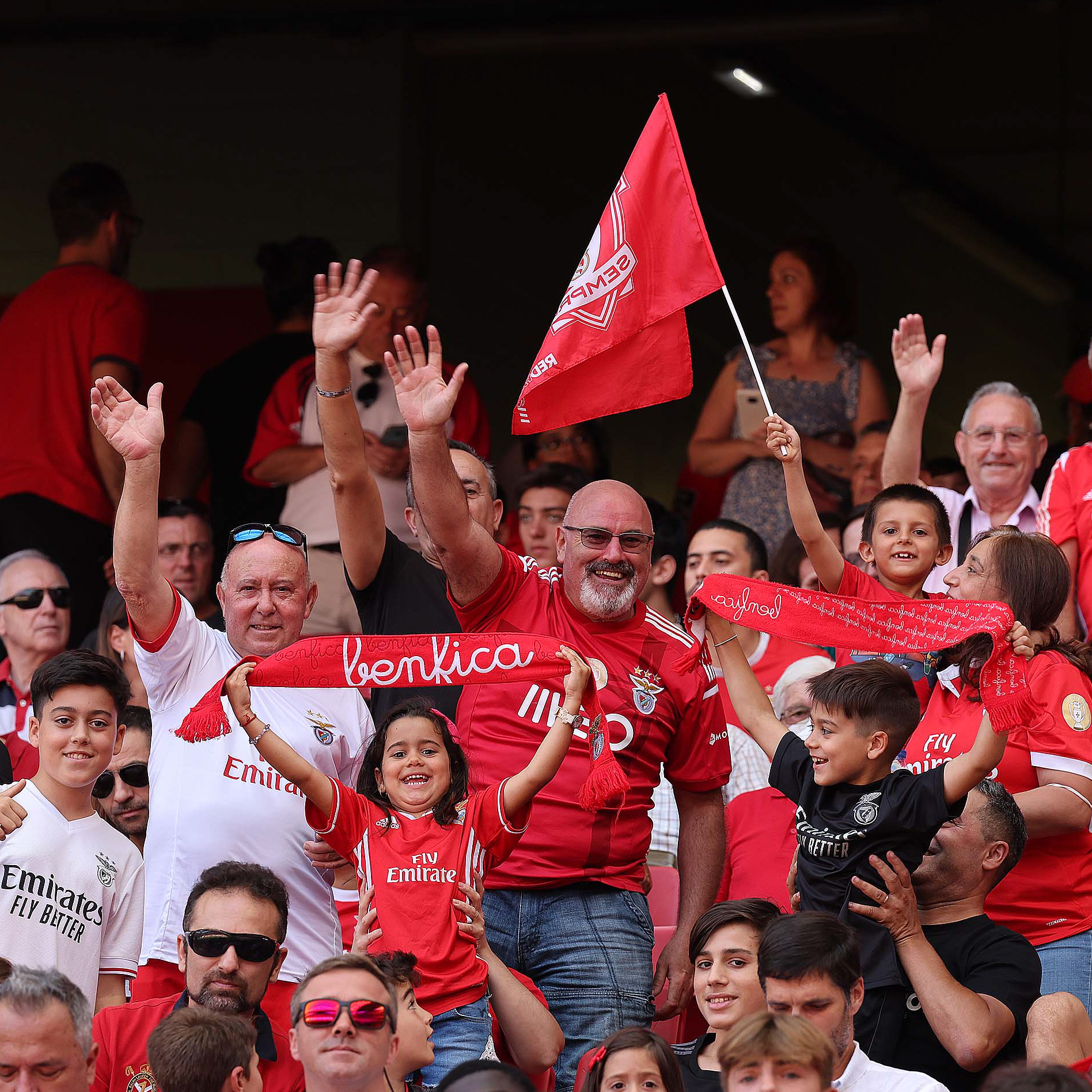 Treino aberto do Benfica bate recorde de assistência