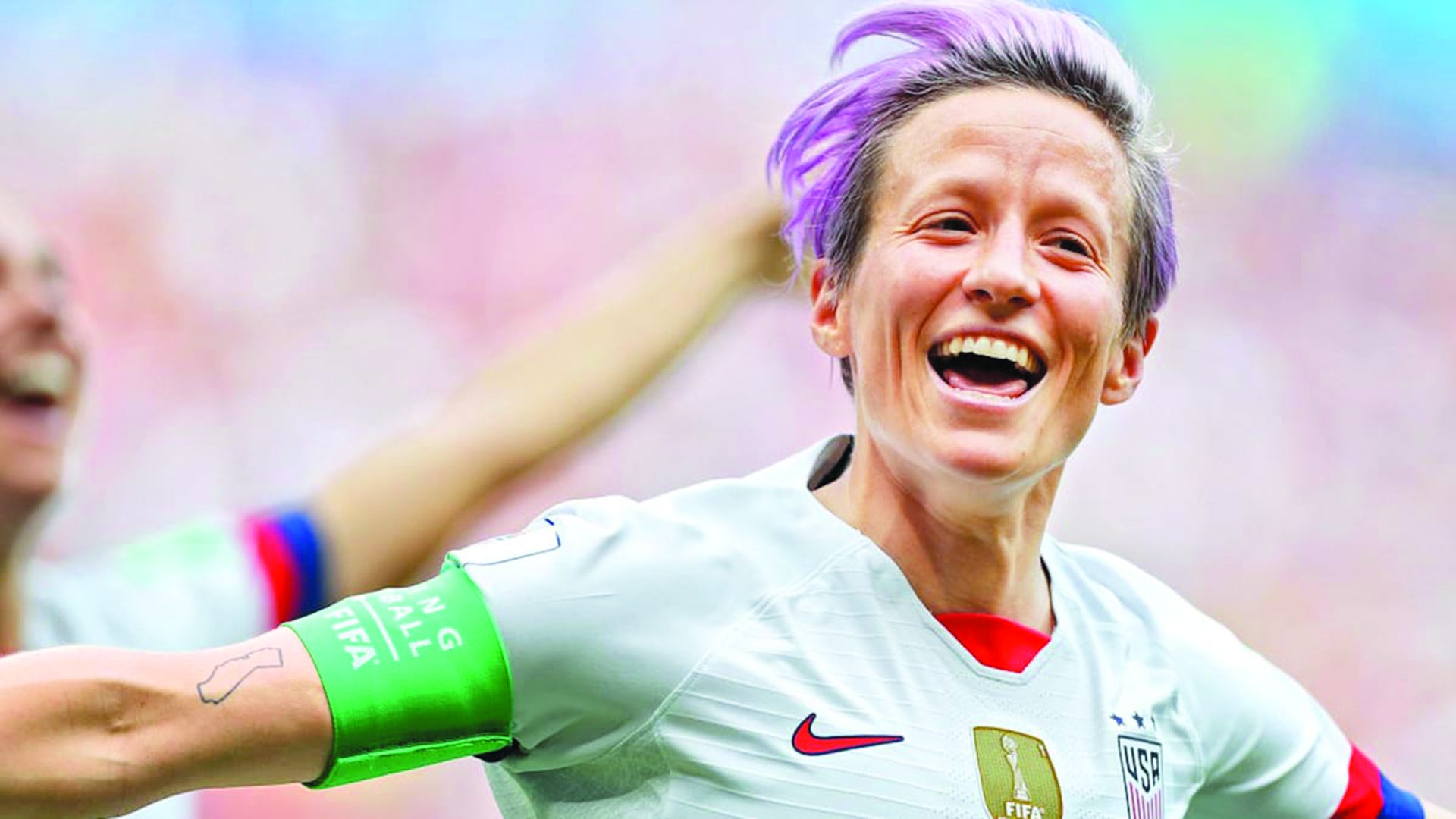 Megan Rapinoe. Nunca ninguém a fará calar!