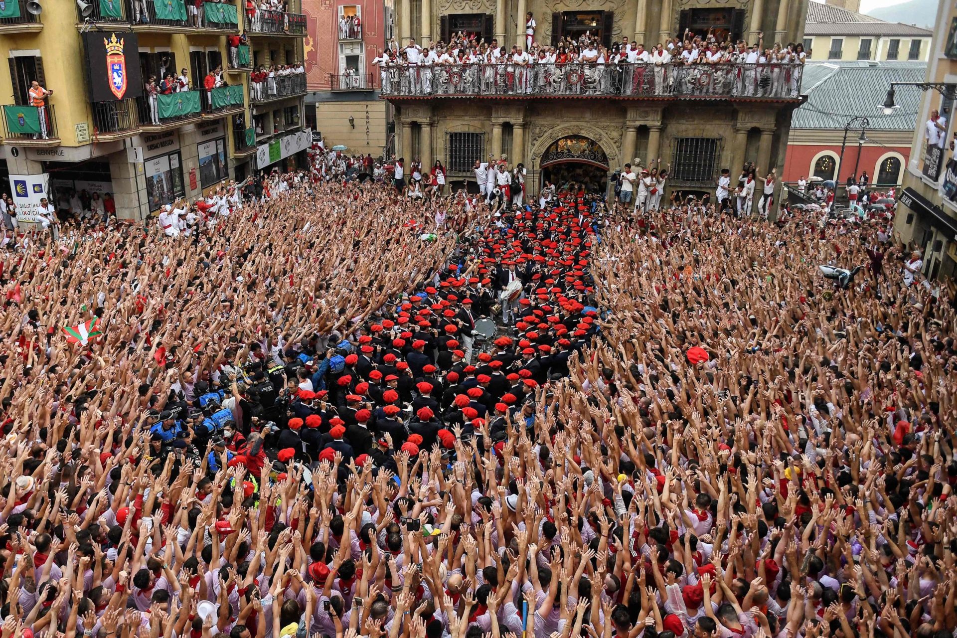 Pamplona. Dois anos depois, o Chupinazo marcou o início do San Fermín