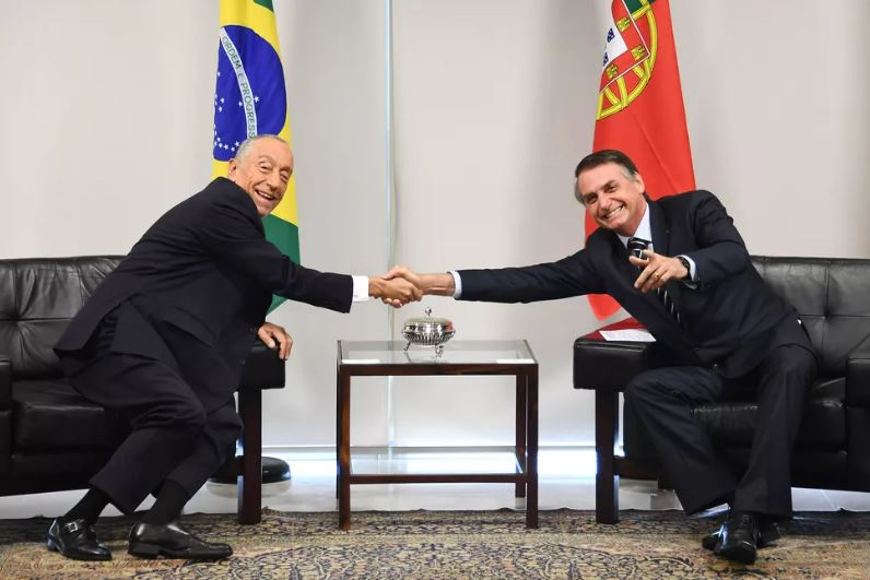 Marcelo no Brasil. Presidente ‘deu lição’ de história de 20 minutos a Bolsonaro