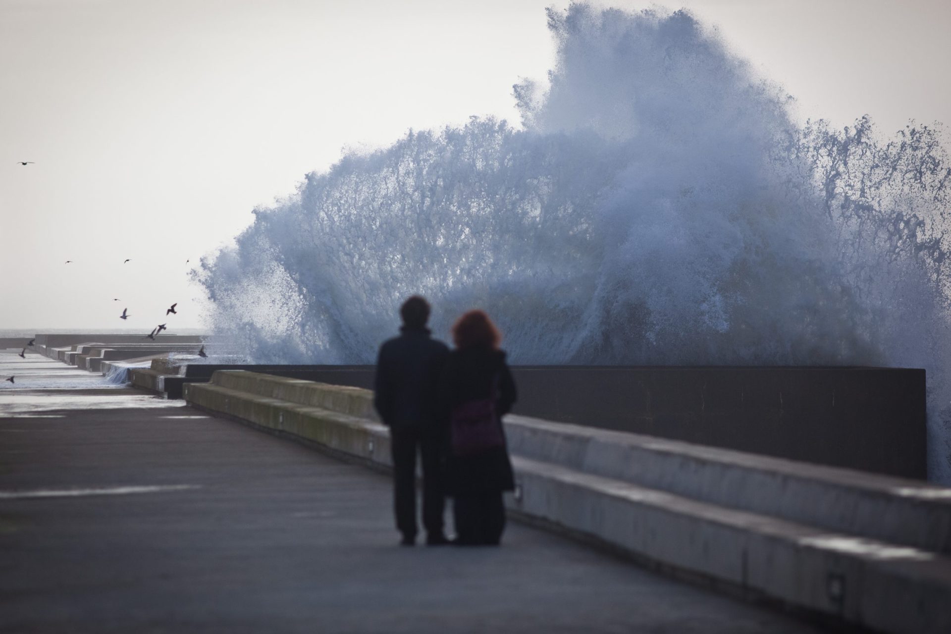 Ondas com quase 14 metros de altura em Leixões