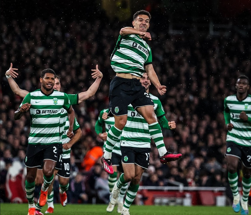 Liga Europa. Sporting vence Arsenal por 5-3 e afasta inglês