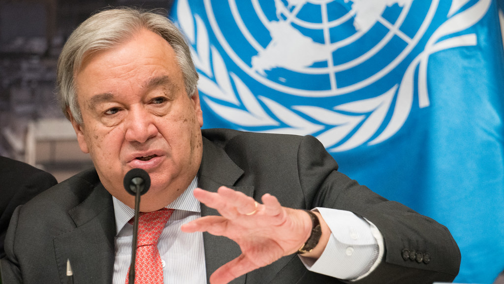 Guterres encontra-se com Blinken em Washington