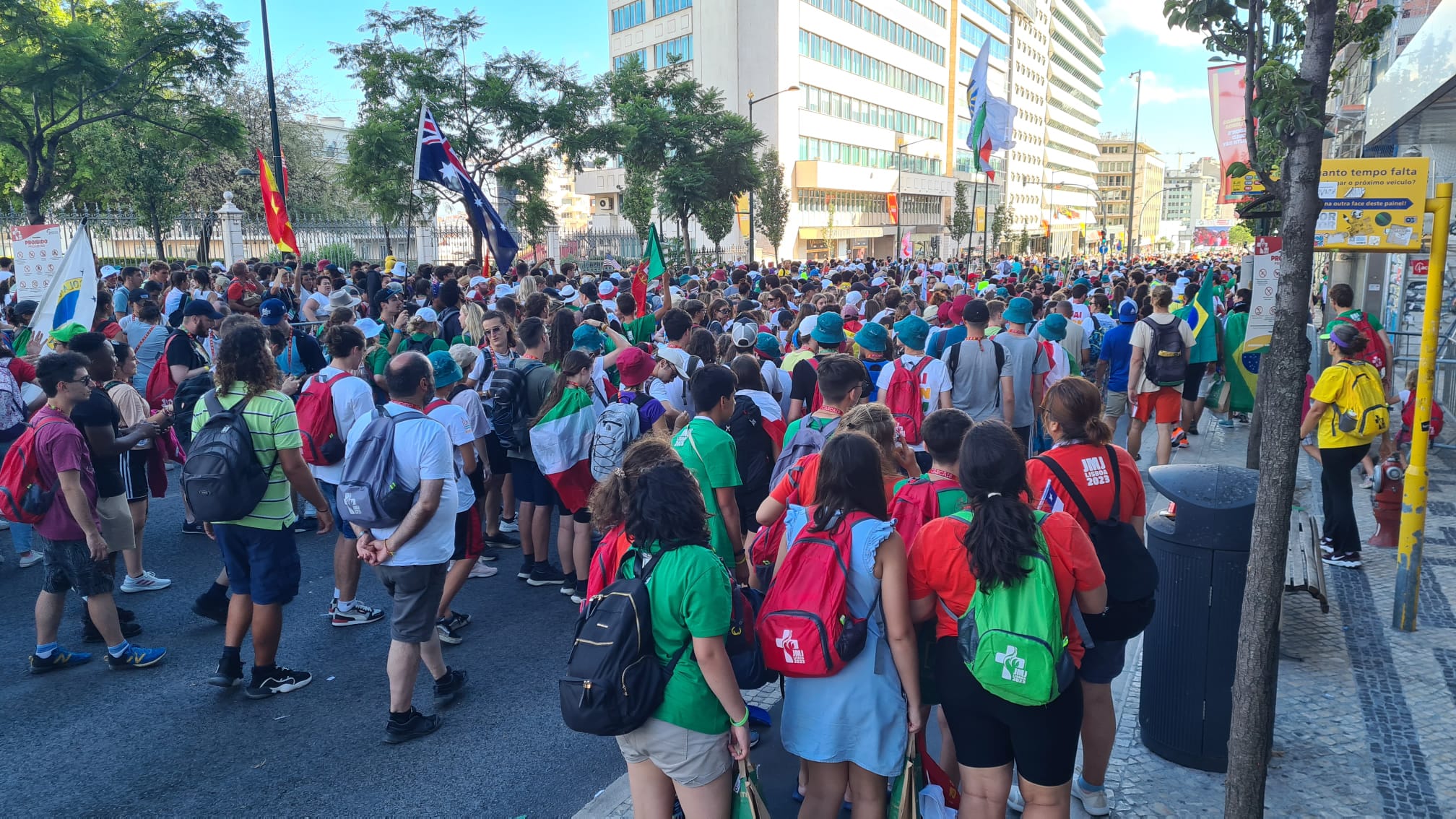 Lisboa enche-se de jovens para a Jornada | Vídeo