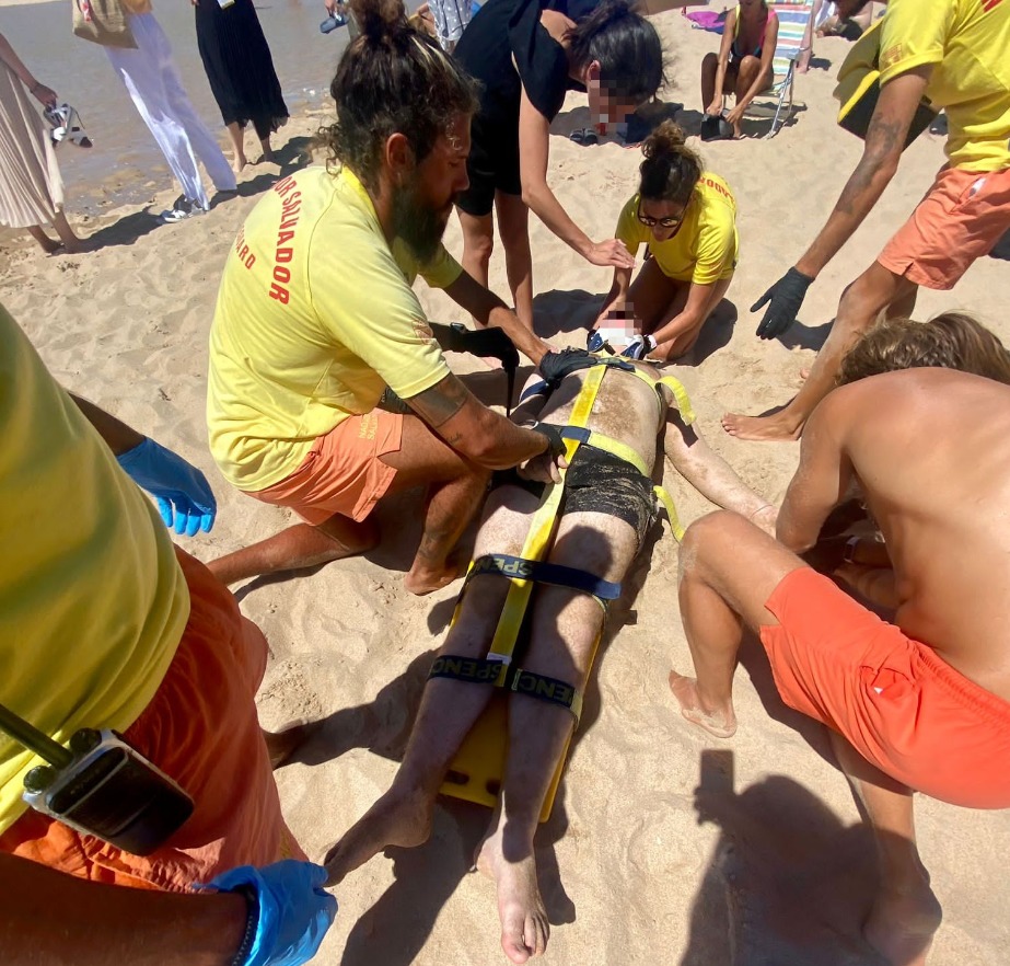 JMJ. Jovem peregrino internado com lesão grave devido a mergulho