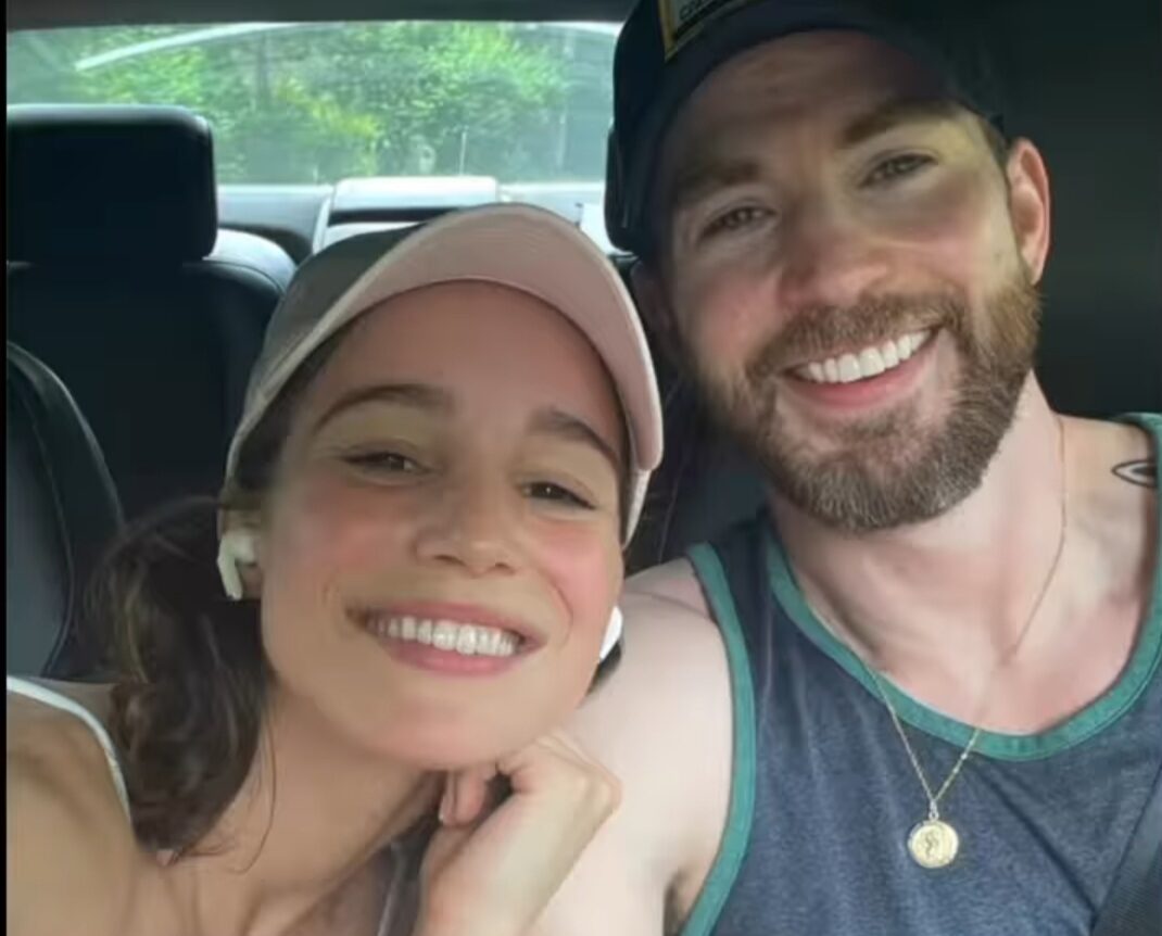 Alba Baptista e Chris Evans deram o nó