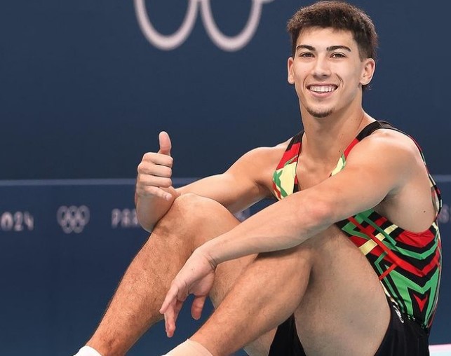 Gabriel Albuquerque está na final olímpica de trampolins