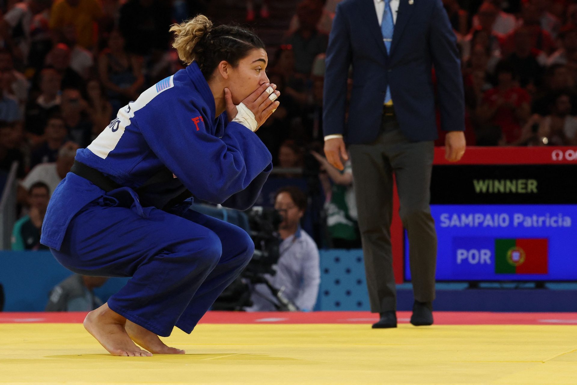 Judoca Patrícia Sampaio conquista primeira medalha para Portugal