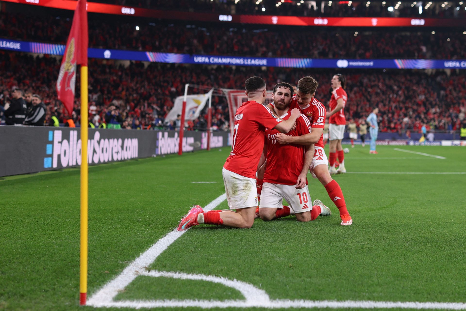 Liga dos Campeões. Benfica nos oitavos de final