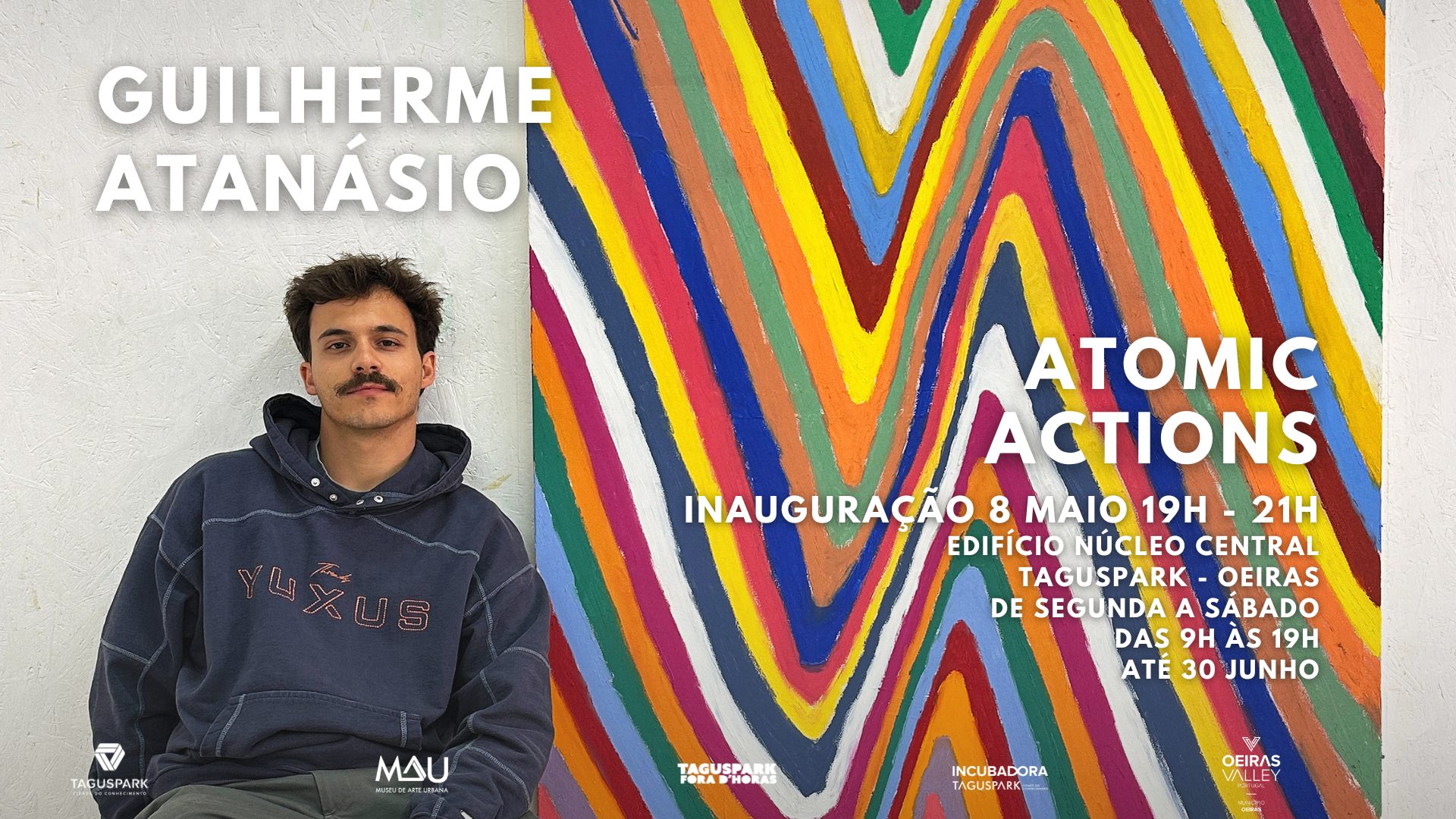 ‘Atomic Actions’ reflete sobre as micro decisões que moldam quem somos e pode ser vista no Taguspark