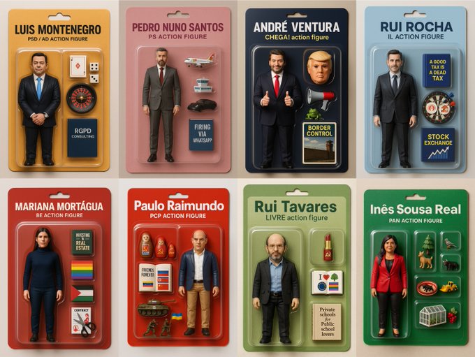 As Action Figures da Política Portuguesa